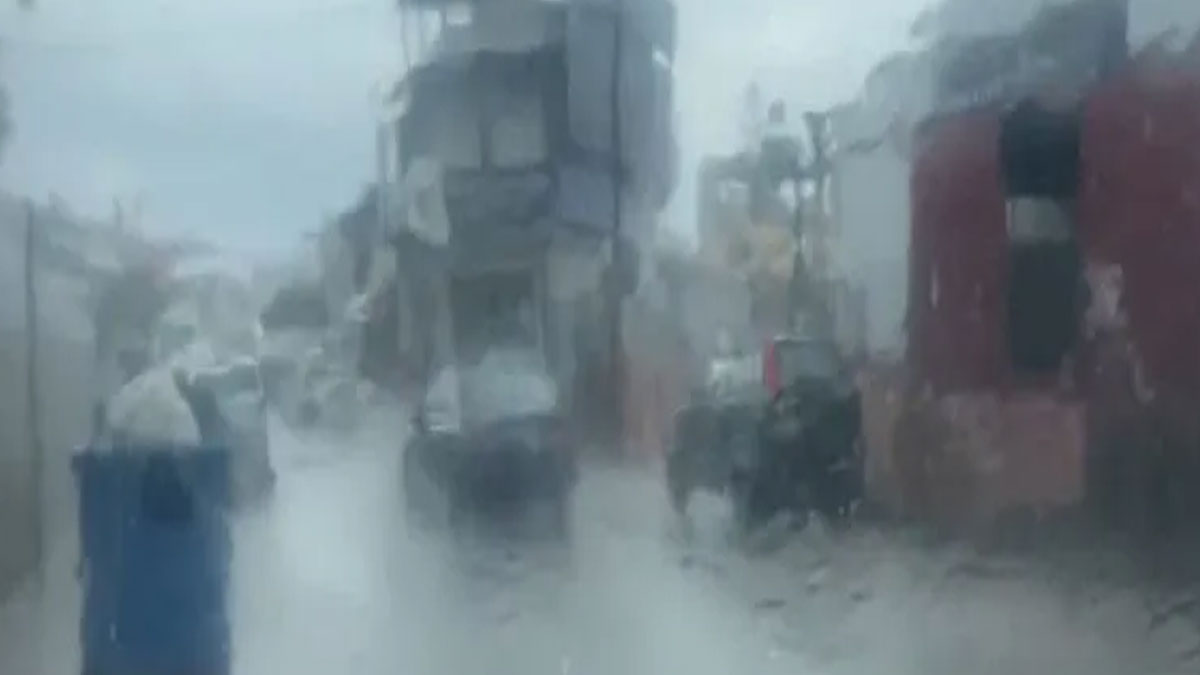 Έβρεξε «καρέκλες» στο Ηράκλειο