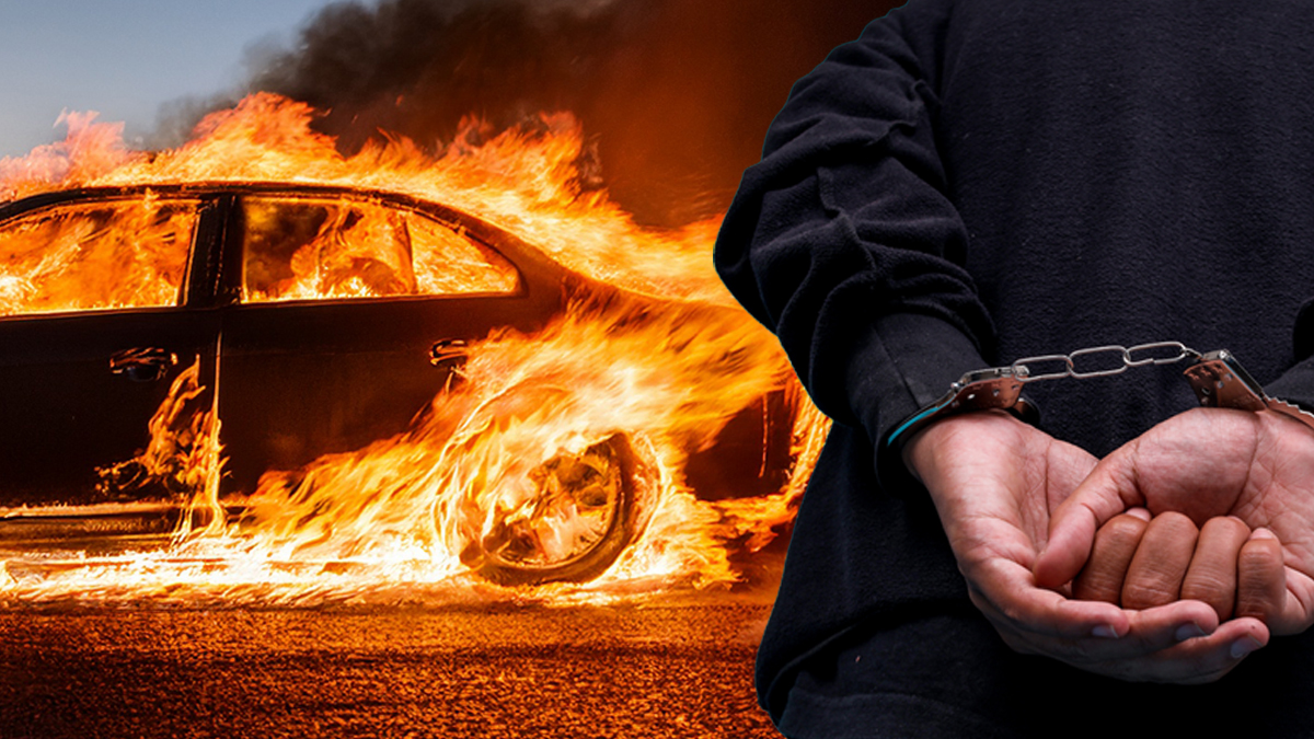 Θρίλερ με απανθρακωμένο άνδρα, δεμένο με χειροπέδες, μέσα σε κλεμμένο Ι.Χ. στα Σκούρτα Βοιωτίας