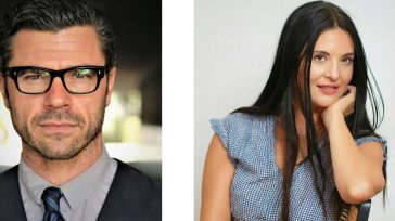 Ο Χρήστος Βασιλόπουλος και η Ελεάννα Φινοκαλιώτη στο ελληνικό Προξενείο της Νέας Υόρκης