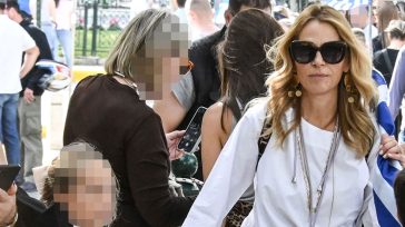 Η Τζένη Μπότση σε μια σπάνια έξοδο με την κόρη της, Αλίκη, στην Κηφισιά – Φωτογραφίες