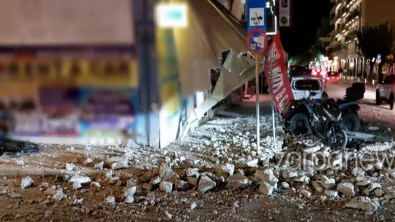 Κατάρρευση μπαλκονιών στο κέντρο των Χανίων Κατάρρευση μπαλκονιών στο κέντρο των Χανίων