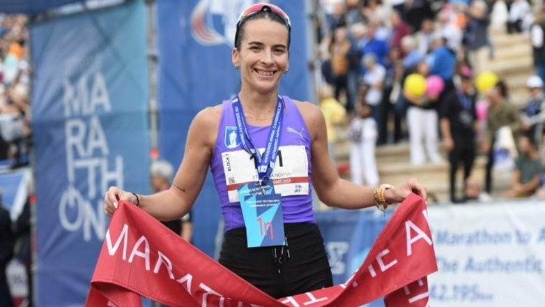 Η Ματίνα Νούλα πρώτευσε στον 42ο Αυθεντικό Μαραθώνιο της Αθήνας Η Ματίνα Νούλα πρώτευσε στον 42ο Αυθεντικό Μαραθώνιο της Αθήνας