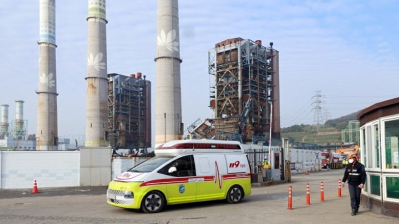 Νότια Κορέα: Τρεις νεκροί από την κατάρρευση κατασκευής σε ηλεκτροπαραγωγικό σταθμό Νότια Κορέα: Τρεις νεκροί από την κατάρρευση κατασκευής σε ηλεκτροπαραγωγικό σταθμό