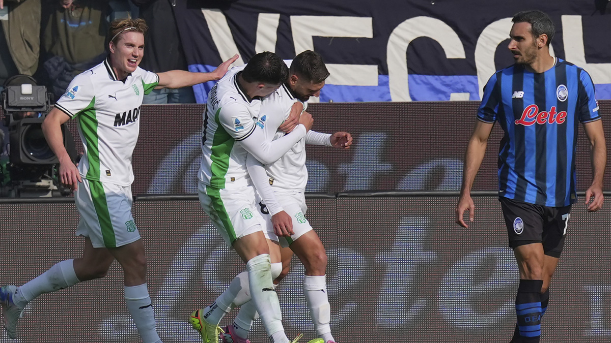 Ιταλία: Η Σασουόλο σόκαρε (3-0) την Αταλάντα στο Μπέργκαμο