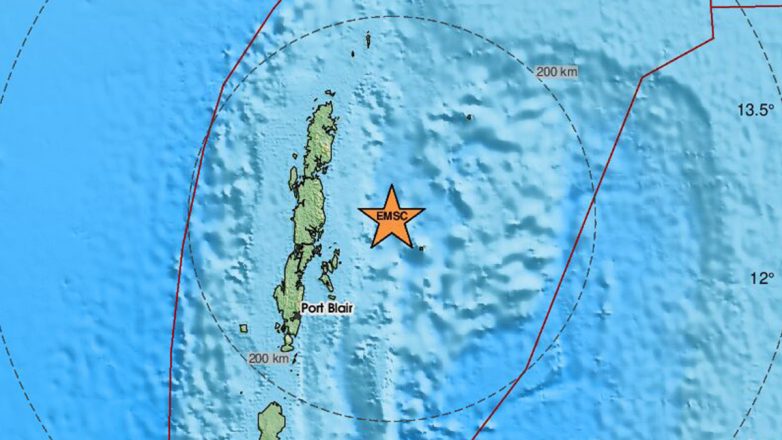 Σεισμός 5,9 Ρίχτερ στις νήσους Ανταμάν Σεισμός 5,9 Ρίχτερ στις νήσους Ανταμάν