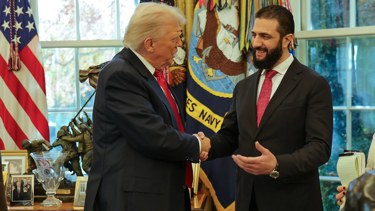 Ο Τραμπ εκφράζει την εμπιστοσύνη του στον Άχμεντ αλ Σάρα