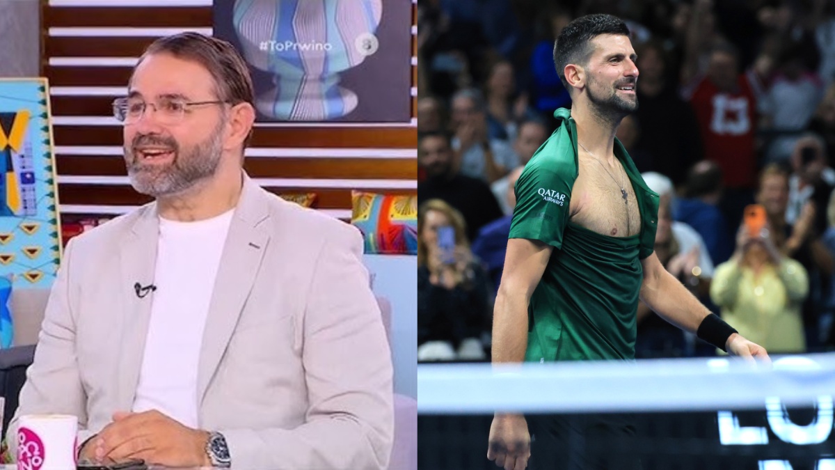 Σταύρος Μπαλάσκας: Το σχόλιο στο Πρωινό για τον Novak Djokovic – «Έσκισε την μπλούζα του κι έδειξε το στέρνο του»