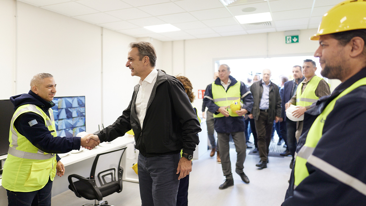 Η Θράκη πύλη του LNG: Ο Κυριάκος Μητσοτάκης στον σταθμό που ενισχύει τη γεωπολιτική ασφάλεια