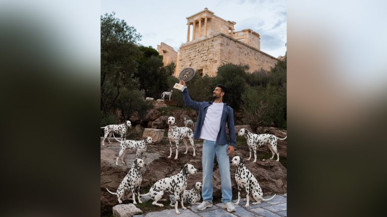 Ο Τζόκοβιτς γιόρτασε τους 101 τίτλους του στην Ακρόπολη με τα… 101 σκυλάκια Δαλματίας Ο Τζόκοβιτς γιόρτασε τους 101 τίτλους του στην Ακρόπολη με τα… 101 σκυλάκια Δαλματίας