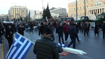 Πανελλαδικό συλλαλητήριο από αγρότες και κτηνοτρόφους στην Αθήνα
