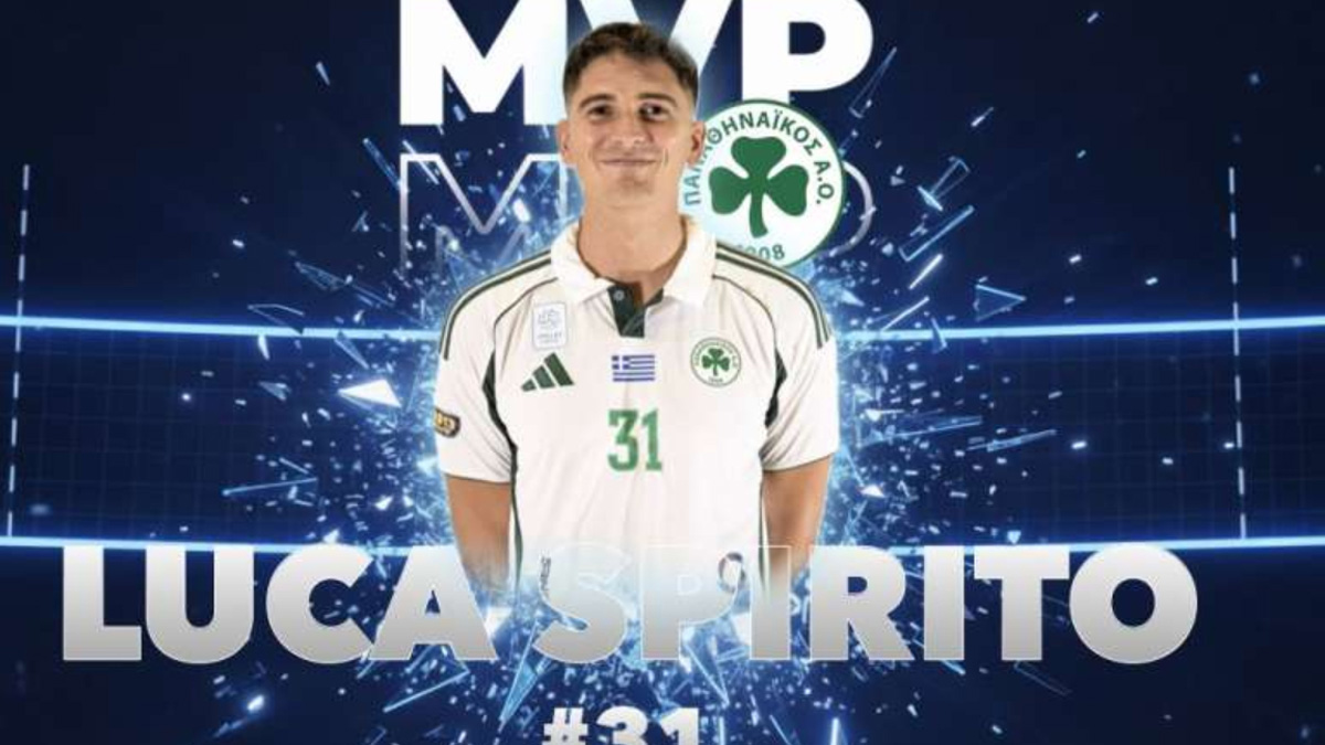 Βόλεϊ: MVP της 2ης αγωνιστικής ο Λούκα Σπίριτο