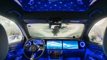 Η νέα Mercedes GLB θα έχει τρεις οθόνες, επτά θέσεις και πολλά, πολλά αστέρια στον ουρανό 