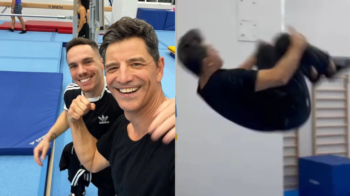 Σάκης Ρουβάς: Έκανε προπόνηση με τον Λευτέρη Πετρούνια και… «έβαλε κάτω» τους 20ρηδες – Βίντεο