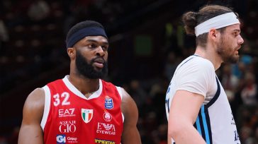 Αρμάνι Μιλάνο: Υπέστη διάσειση ο Τζος Νίμπο, χάνει το παιχνίδι με τον Ολυμπιακό