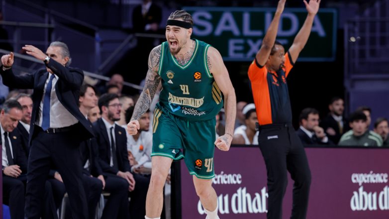 Τρομερή εμφάνιση και νέο μεγάλο «διπλό» για τον Παναθηναϊκό, 87-77 τη Ρεάλ Μαδρίτης! Τρομερή εμφάνιση και νέο μεγάλο «διπλό» για τον Παναθηναϊκό, 87-77 τη Ρεάλ Μαδρίτης!