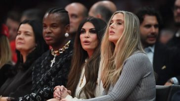 Κίμπερλι Γκίλφοϊλ: Με άψογο στυλ στο ΣΕΦ για να δει τον Ολυμπιακό – Νέες φωτογραφίες