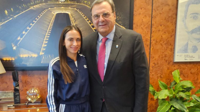 Η Α. Μαρινάκου στο πρόγραμμα «Υιοθετήστε έναν Αθλητή» της Ελληνικής Ολυμπιακής Επιτροπής