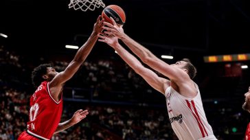 Ολυμπιακός: Ο Μιλουτίνοφ μπήκε στο Top-10 των ριμπάουντερ της EuroLeague