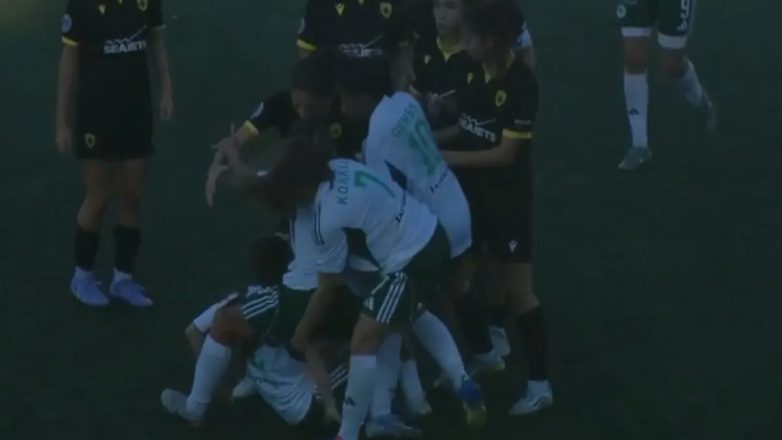 Βίντεο: Ξύλο μεταξύ παικτριών στο ντέρμπι ΑΕΚ-Παναθηναϊκός Βίντεο: Ξύλο μεταξύ παικτριών στο ντέρμπι ΑΕΚ-Παναθηναϊκός