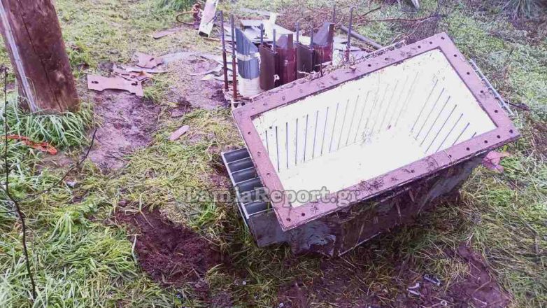 Ξήλωσαν ολόκληρο μετασχηματιστή από κολόνα του ΔΕΔΔΗΕ στη Λαμία