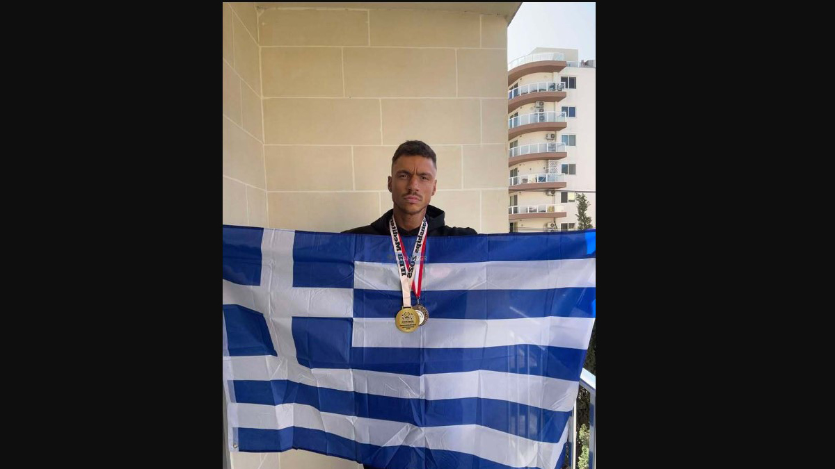 Χρυσό μετάλλιο στη Μάλτα και διεθνής διάκριση στο Men’s Physique για τον Δεκανέα Γιώργο Φυδανίδη