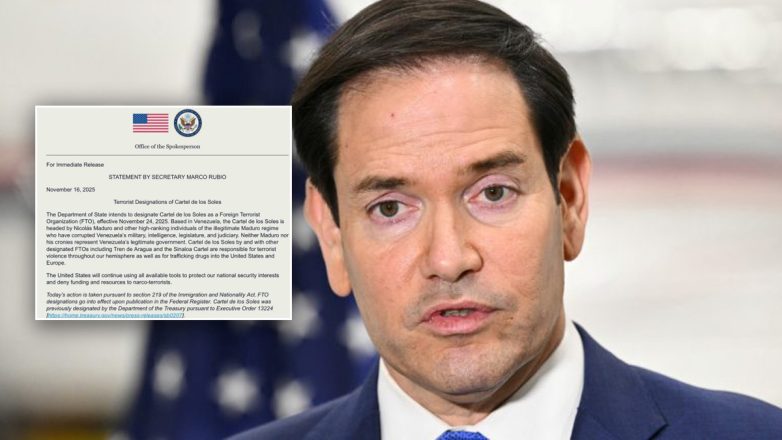 Οι ΗΠΑ θα εγγράψουν ως «τρομοκρατική οργάνωση», καρτέλ του οποίου ηγείται o Μαδούρο Οι ΗΠΑ θα εγγράψουν ως «τρομοκρατική οργάνωση», καρτέλ του οποίου ηγείται o Μαδούρο