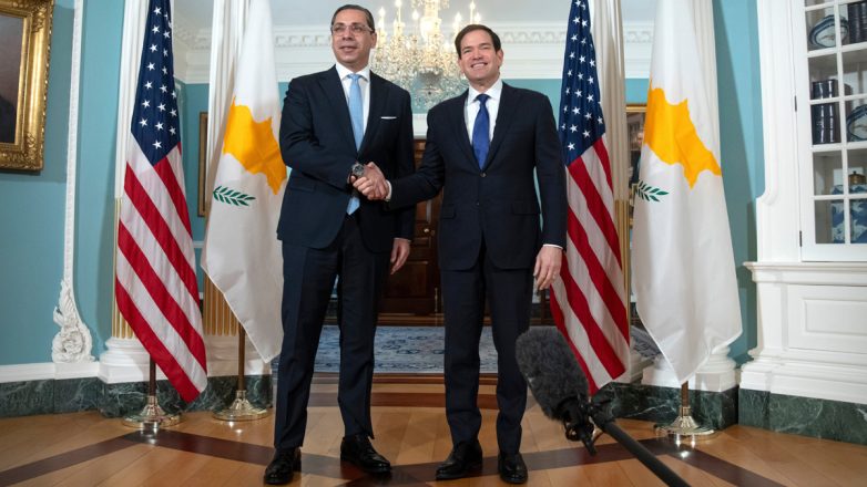 Συνάντηση Ρούμπιο με τον ΥΠΕΞ της Κύπρου στο Στέιτ Ντιπάρτμεντ