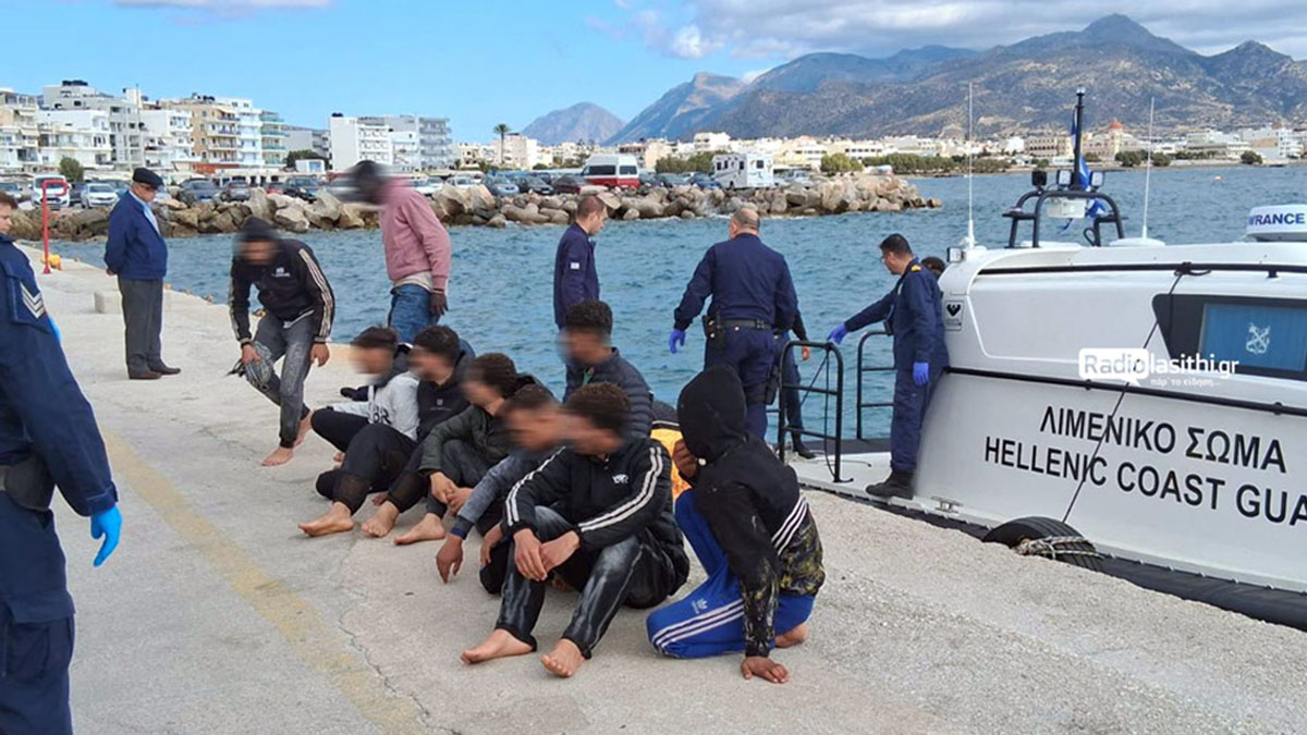 Νέο κύμα μεταναστών στην Κρήτη – Τρεις λέμβοι σε Ιεράπετρα και Καλούς Λιμένες