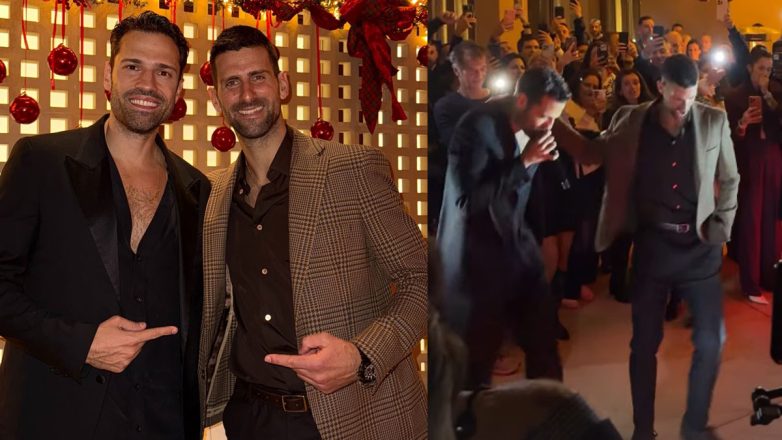 Χριστουγεννιάτικη εκδήλωση με άρωμα… τένις: Ο Νόβακ Τζόκοβιτς χορεύει συρτάκι με τον Κωνσταντίνο Αργυρό και αποθεώνεται! Χριστουγεννιάτικη εκδήλωση με άρωμα… τένις: Ο Νόβακ Τζόκοβιτς χορεύει συρτάκι με τον Κωνσταντίνο Αργυρό και αποθεώνεται!