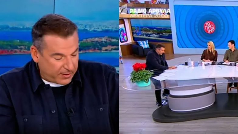 Απίστευτο ατύχημα στον «αέρα» του Πρωινού: Έσπασε η καρέκλα του Γιώργου Λιάγκα Απίστευτο ατύχημα στον «αέρα» του Πρωινού: Έσπασε η καρέκλα του Γιώργου Λιάγκα