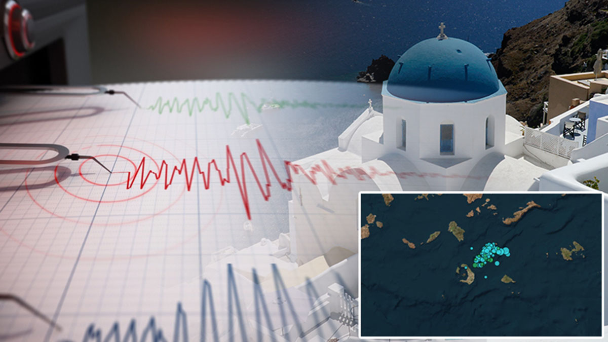 Science: Πώς προκλήθηκε το σεισμικό «σμήνος» στην Σαντορίνη