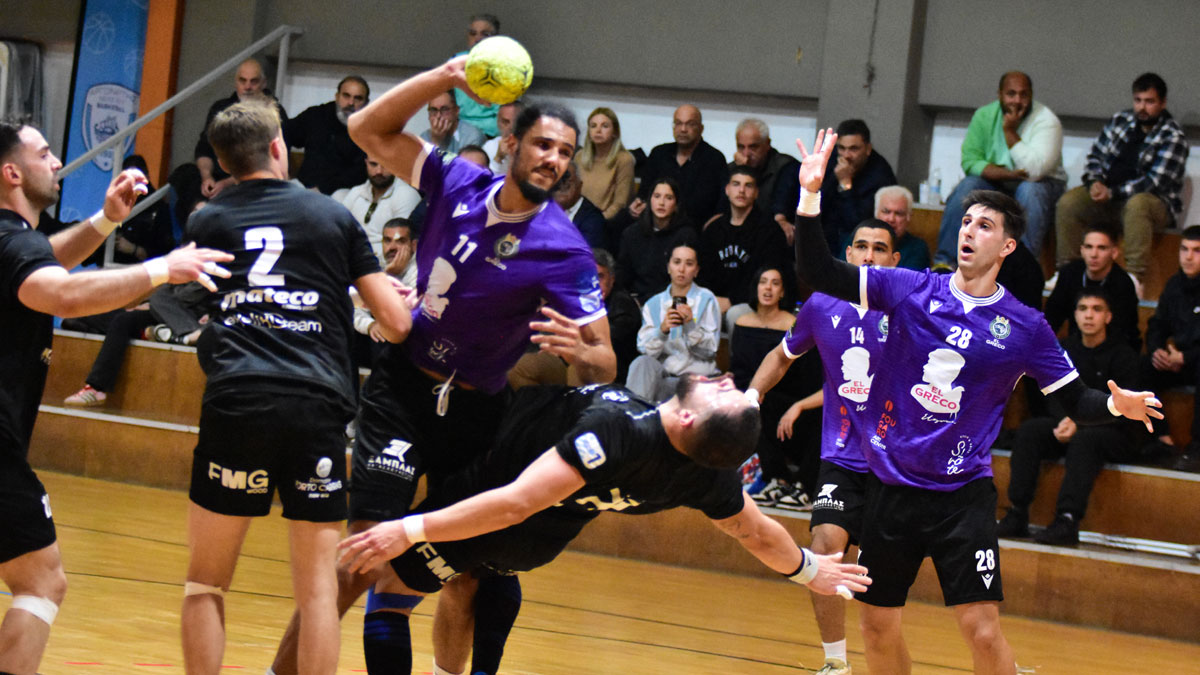 Χάντμπολ: Βήμα εξάδας ο Ζαφειράκης με επιβλητική νίκη επί του Διομήδη