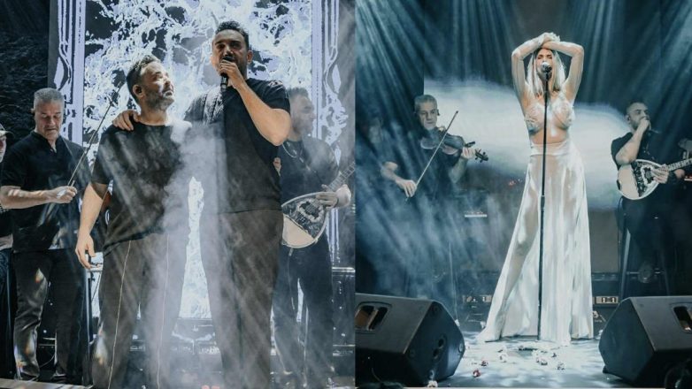 Γιώργος Γιαννιάς: Η συγκινητική υποδοχή on stage στον κουμπάρο του Χρήστο Μενιδιάτη