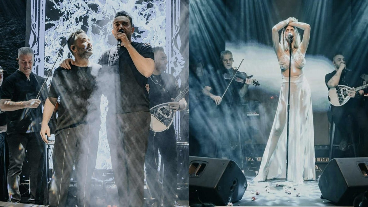 Γιώργος Γιαννιάς: Η συγκινητική υποδοχή on stage στον κουμπάρο του Χρήστο Μενιδιάτη