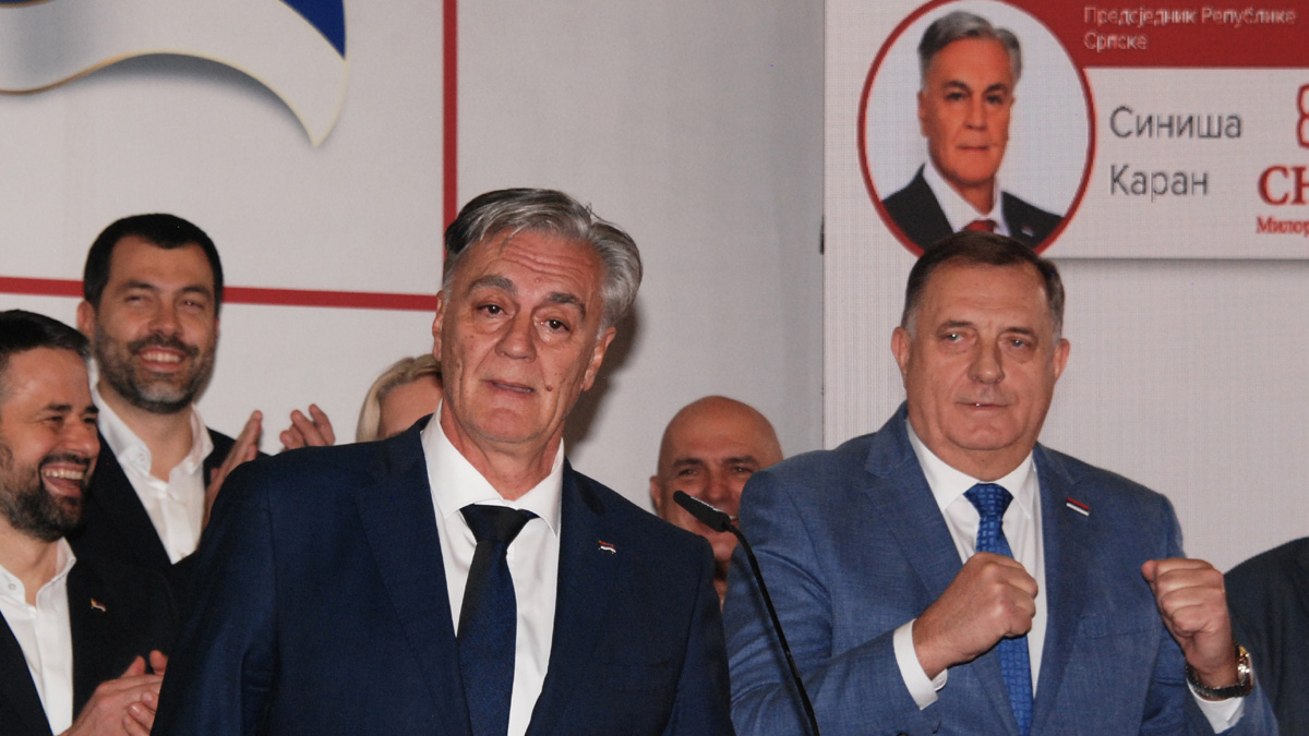 Νικητής των προεδρικών εκλογών στη Σερβική Δημοκρατία της Βοσνίας ο Σίνισα Κάραν