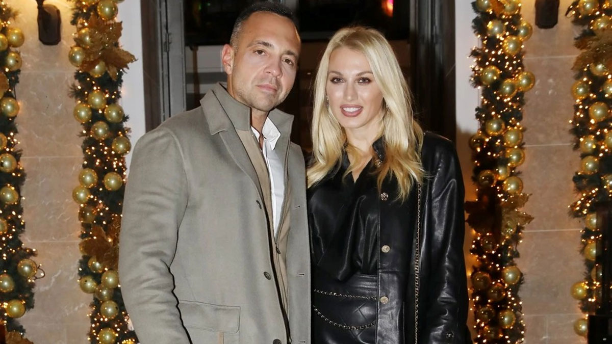 Κωνσταντίνα Σπυροπούλου – Βασίλης Σταθοκωστόπουλος: Ρομαντική βραδινή έξοδος στο γιορτινό Green Park Athens