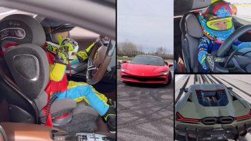 Παιδί θαύμα 3 ετών, ντριφτάρει με Ferrari SF90 1.000 ίππων και πιάνει 312χλμ./ώρα με Lamborghini (Βίντεο)