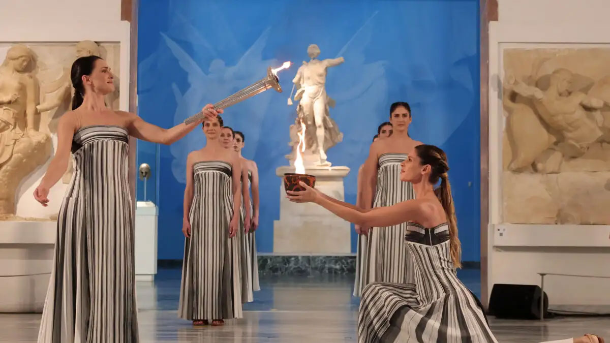 Χειμερινοί Ολυμπιακοί Αγώνες: Άρχισε το ταξίδι της Ολυμπιακής Φλόγας από την Αρχαία Ολυμπία