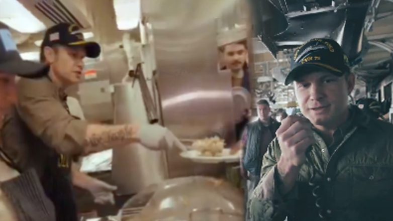 ΗΠΑ: Ο υπουργός Άμυνας Πιτ Χέγκσεθ επισκέφθηκε το αεροπλανοφόρο Gerald R. Ford στην Καραϊβική