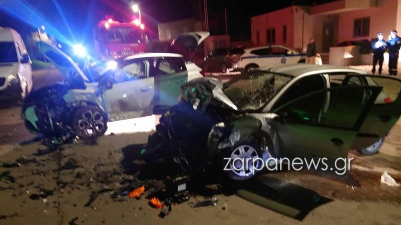 Χανιά: Σύγκρουση δύο οχημάτων Χανιά: Σύγκρουση δύο οχημάτων