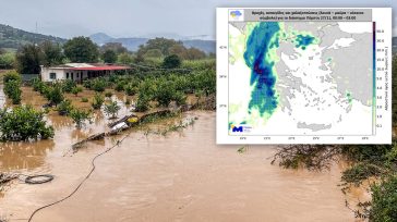 Η κακοκαιρία Adel χτυπάει τη δυτική Ελλάδα