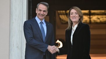 Συνάντηση Μητσοτάκη – Μέτσολα στο Μέγαρο Μαξίμου