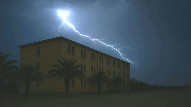 Κεραυνός χτύπησε τέσσερις στρατιώτες σε στρατόπεδο στο Μεσολόγγι Κεραυνός χτύπησε τέσσερις στρατιώτες σε στρατόπεδο στο Μεσολόγγι