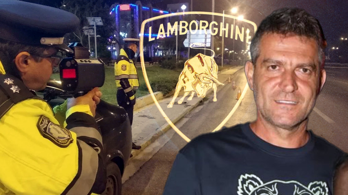 Συνελήφθη ο Mr «Χωριάτικο»: Έτρεχε με 216 χλμ. την ώρα, στη Λεωφόρο Βουλιαγμένης με Lamborghini