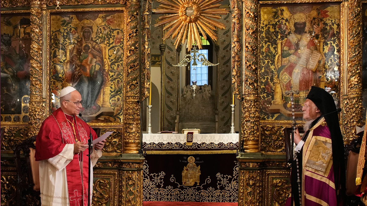 Μήνυμα ενότητας και ειρήνης από τον Πάπα Λέοντα ΙΔ’ και τον Πατριάρχη Βαρθολομαίο