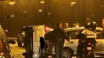 Τροχαίο στη γέφυρα της Χαμοστέρνας