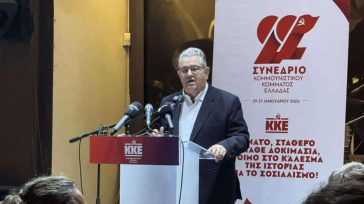 Δημ. Κουτσούμπας: Με αναφορές στα Βορίζια η ομιλία του στο Ηράκλειο