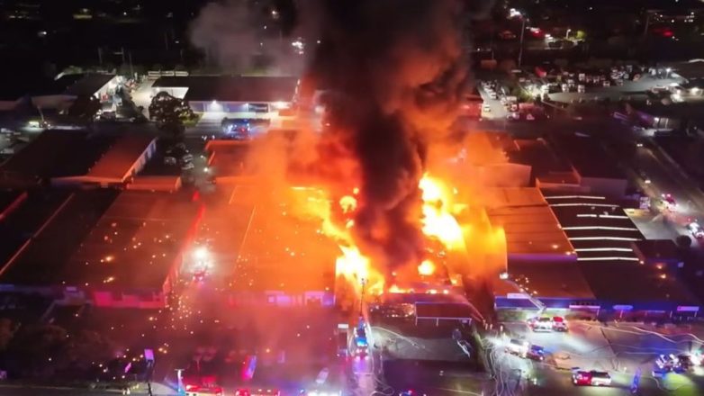 Δεξαμενή με χημικά εκτοξεύθηκε στον αέρα Δεξαμενή με χημικά εκτοξεύθηκε στον αέρα