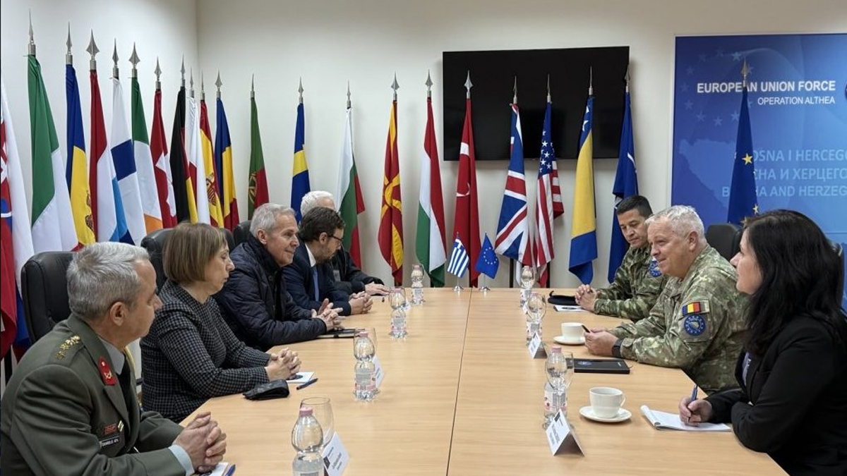 Στη Σύνοδο Υπουργών Άμυνας των κρατών της Νοτιοανατολικής Ευρώπης, ο Υφυπουργός Εθνικής Άμυνας