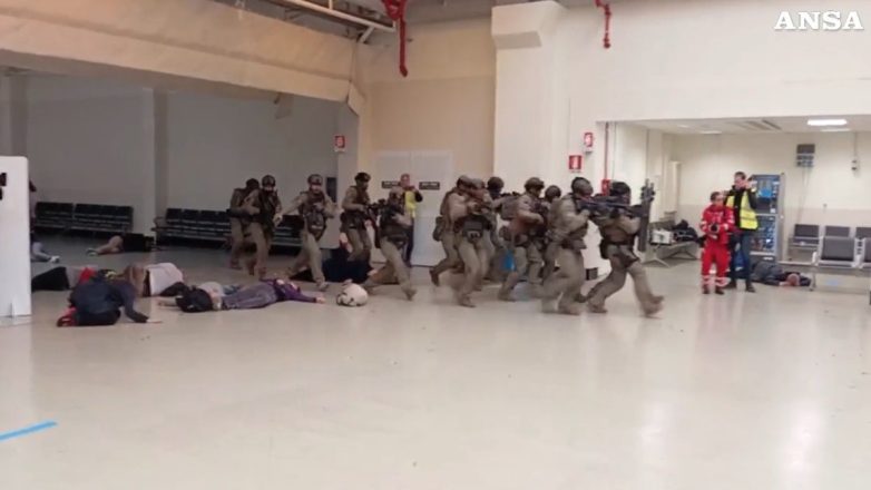 Εικόνες σοκ στο αεροδρόμιο της Ρώμης –  Πυροβολισμοί και επέμβαση των Ειδικών Δυνάμεων